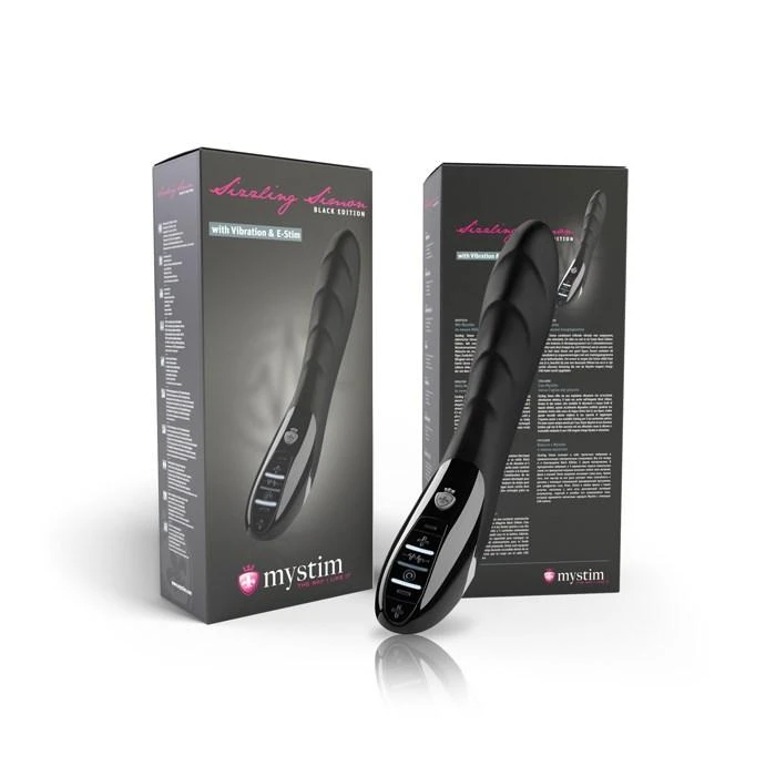 Mystim - Sizzling Simon eStim Vibrator Juodas