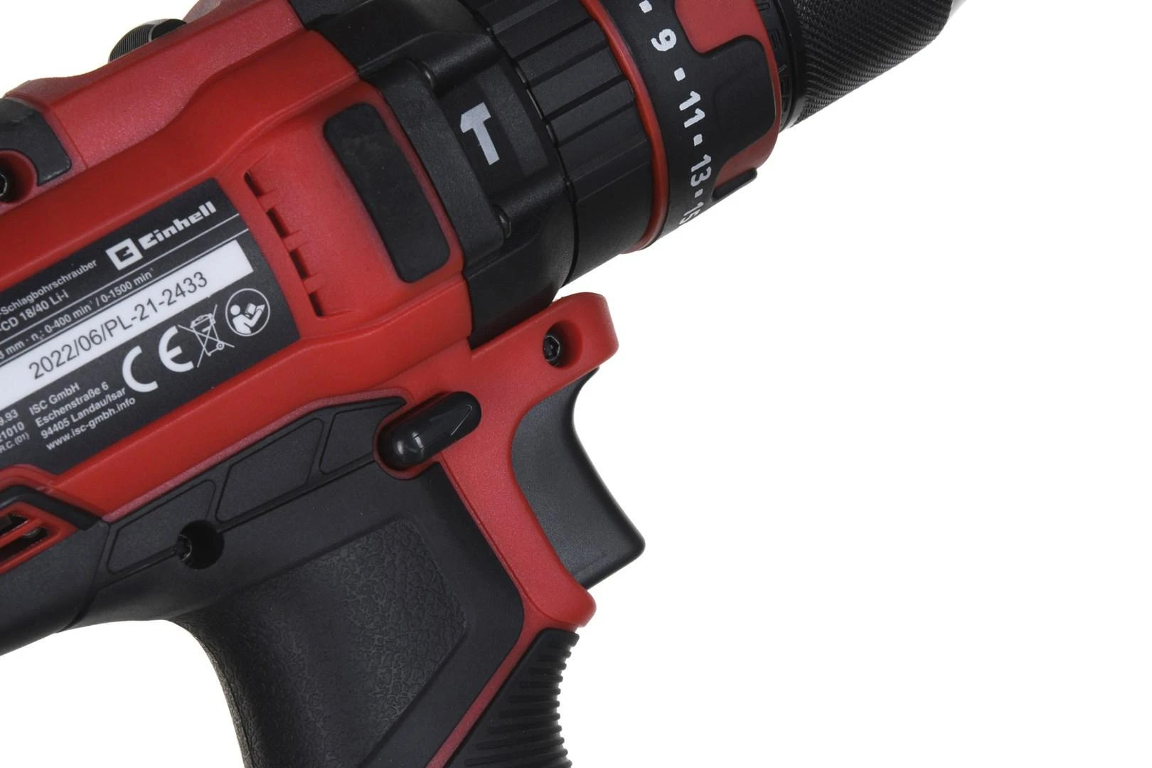 Einhell smūginis suktuvas gręžtuvas TE-CD 18/40 Li-i + 64 priedai (2×2,0Ah) 4513992