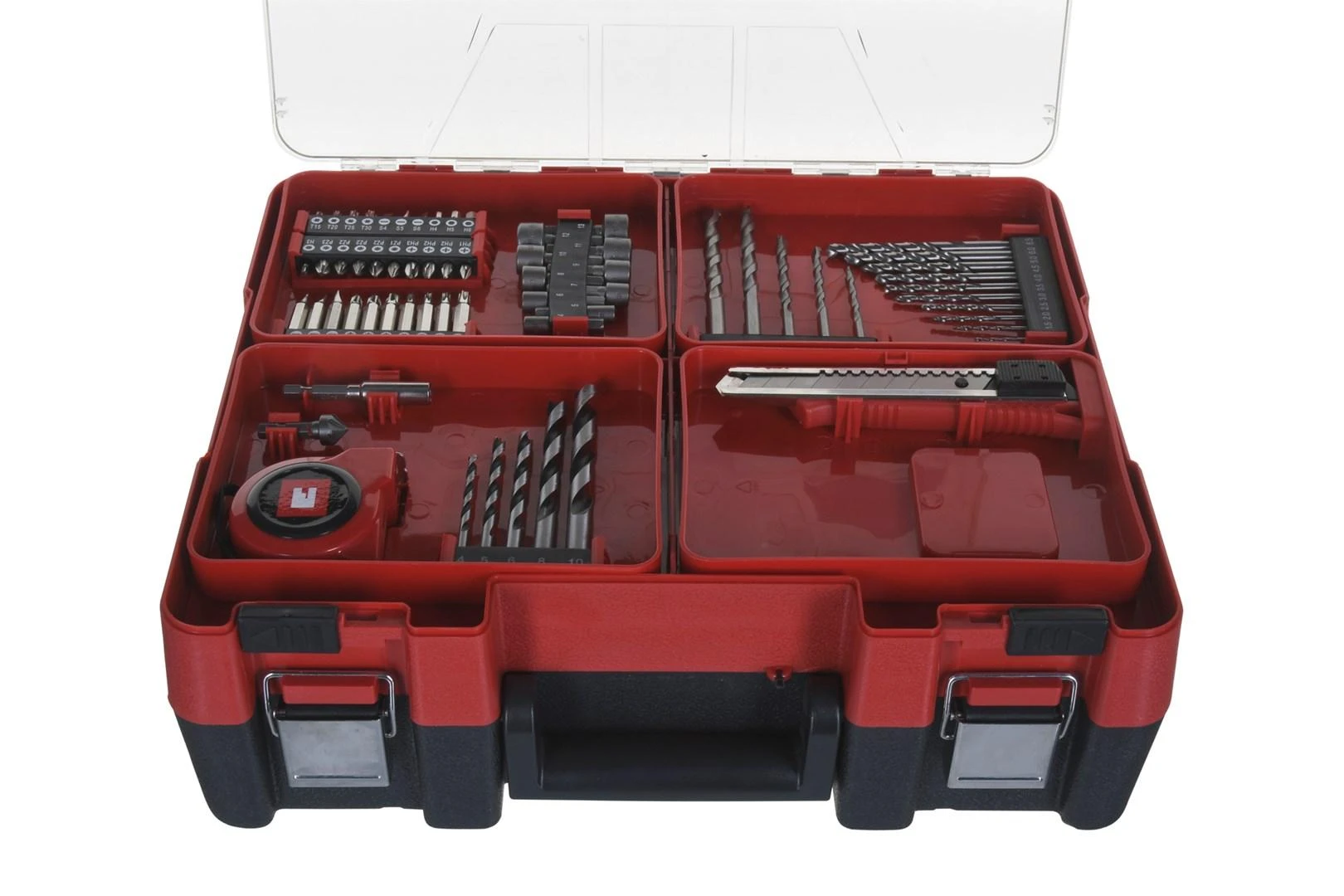 Einhell smūginis suktuvas gręžtuvas TE-CD 18/40 Li-i + 64 priedai (2×2,0Ah) 4513992