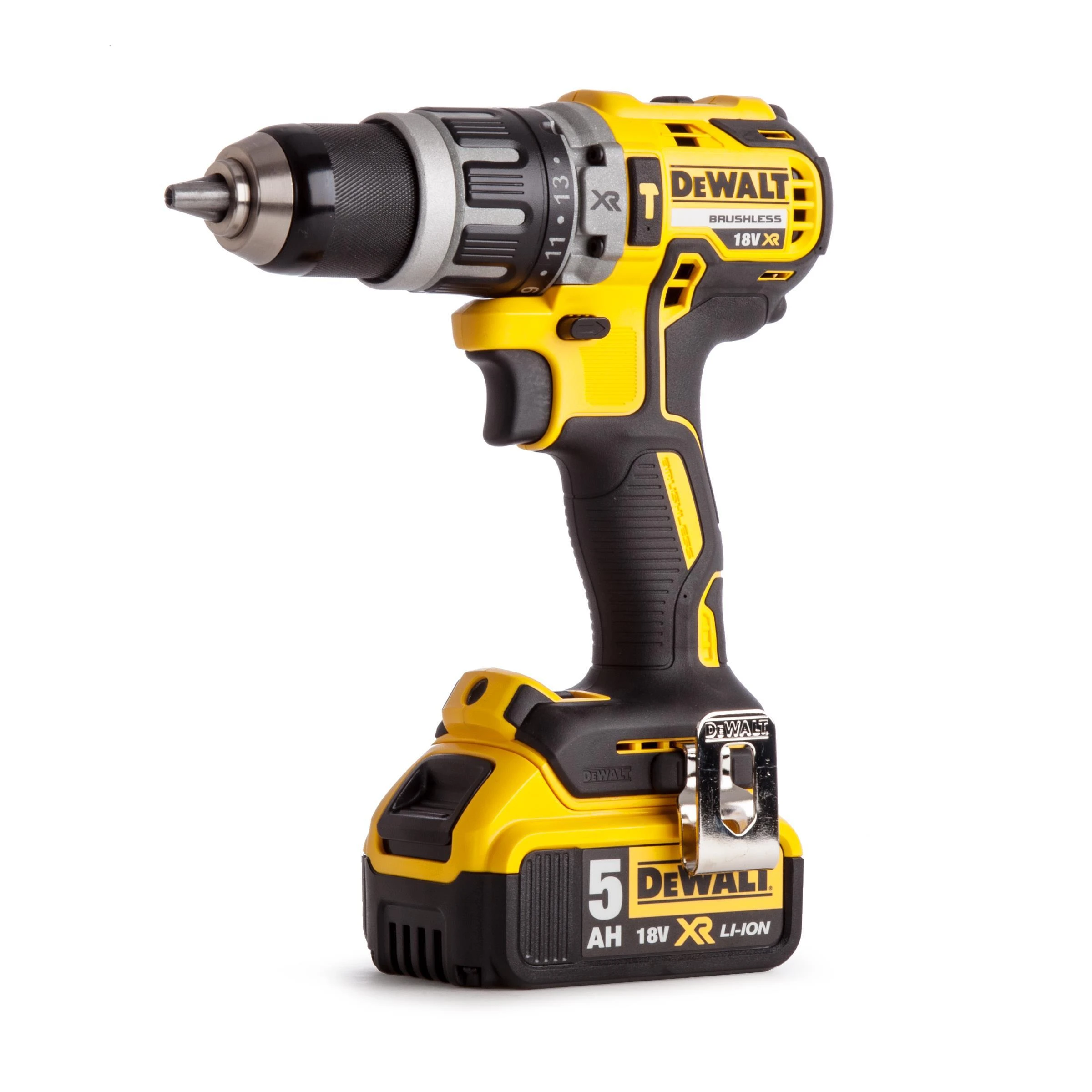 DEWALT smūginis gręžtuvas suktuvas DCD796P2, 70Nm, 2x5.0Ah