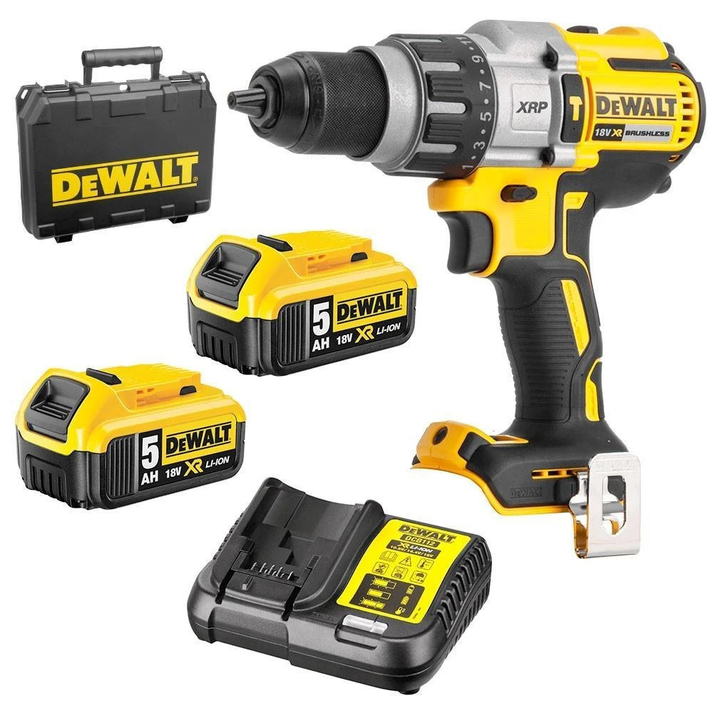 DeWALT DCD996 akumuliatorinis suktuvas - visas komplektas