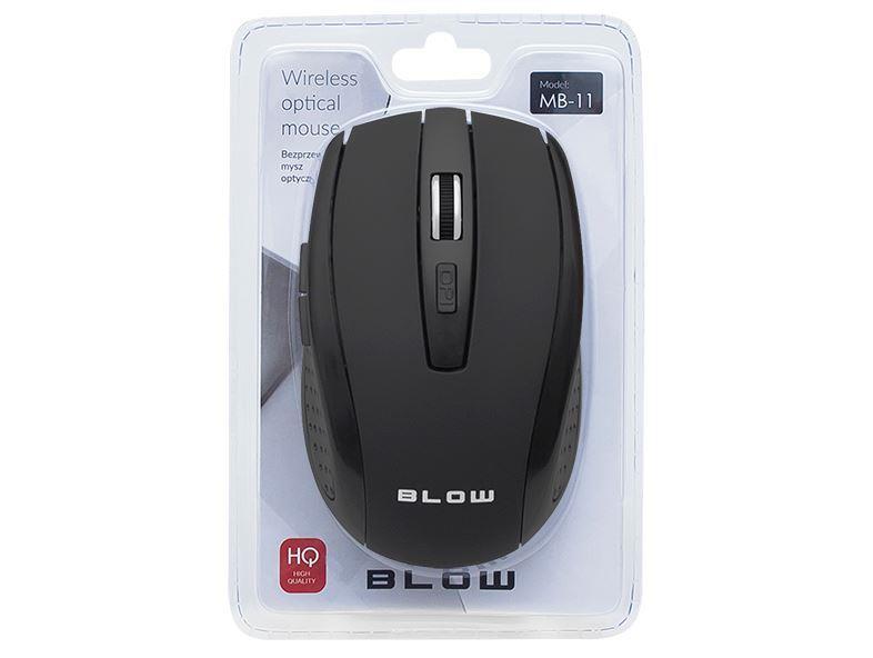 Vasco Optinė belaidė pelė BLOW MB-11 - Juoda