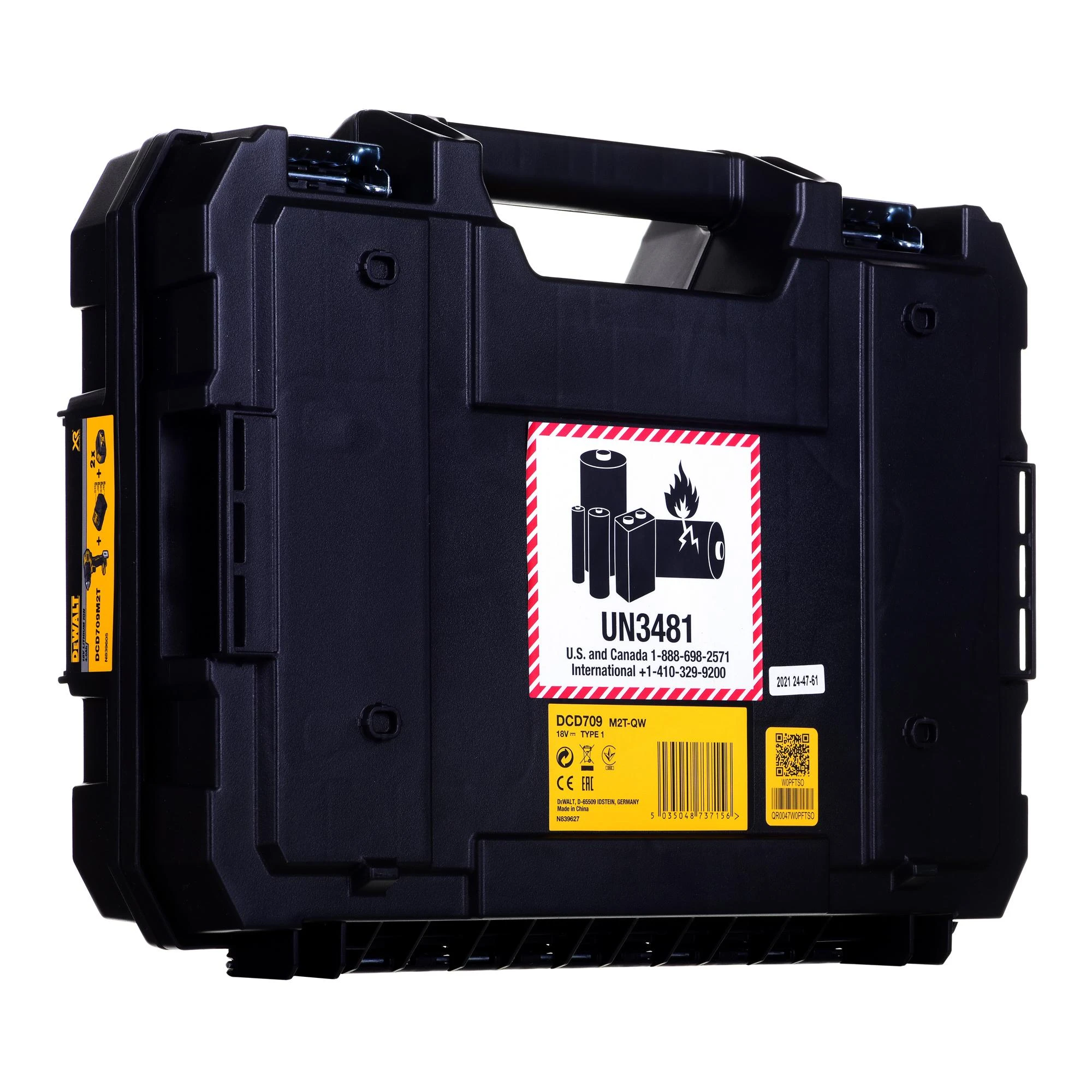 Smūginis gręžtuvas/suktuvas Dewalt 18V 65Nm 2x4.0Ah DCD709M2T