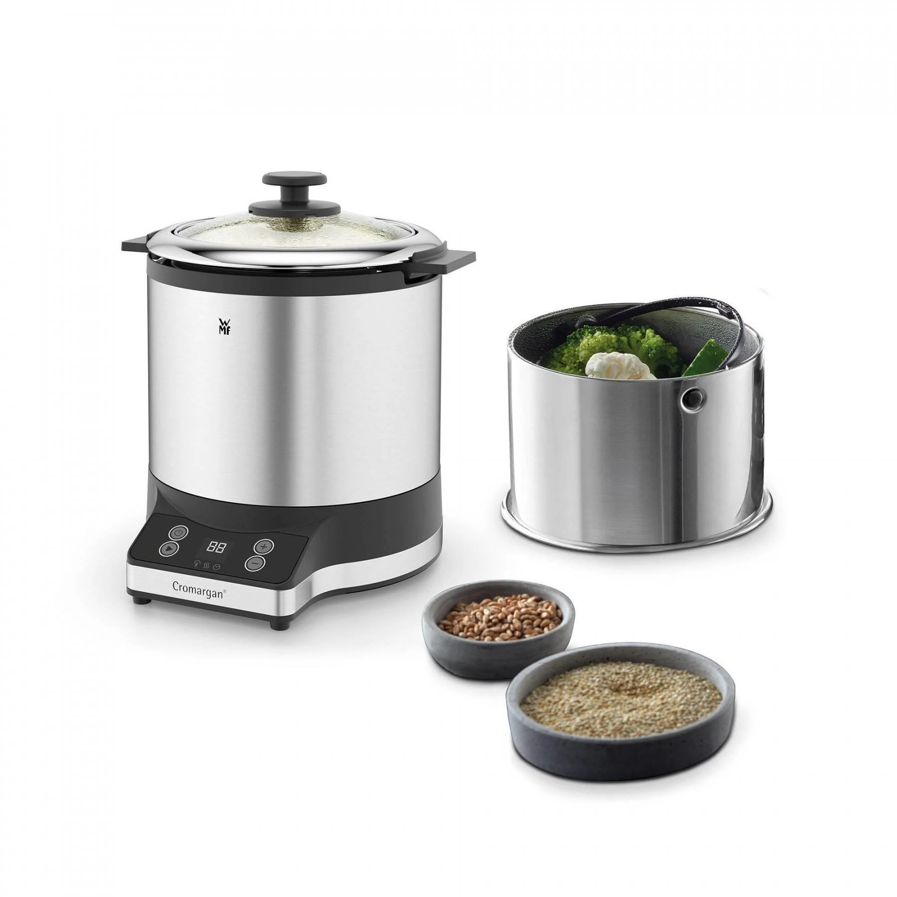 WMF 04.1526.0011 ryžių virimo aparatas Nerūdijančiojo plieno 1 L 220 W
