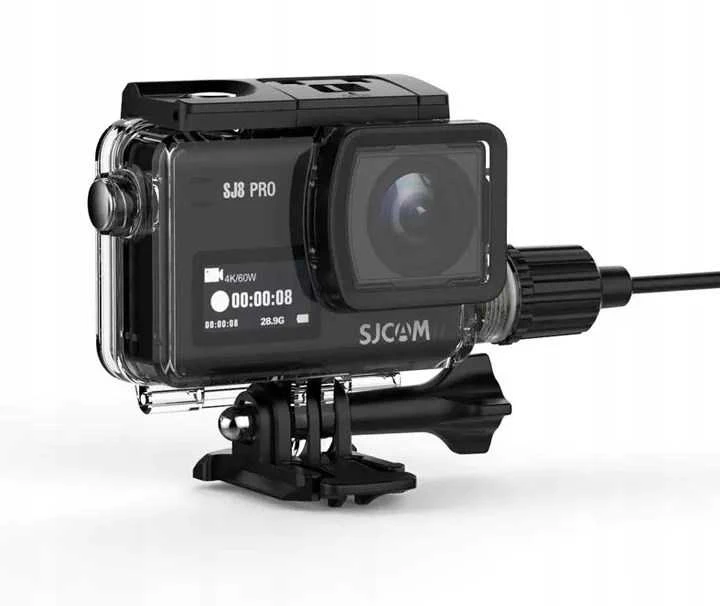 SJCAM vandeniui atsparus motociklo dėklas SJ8 skaidrus