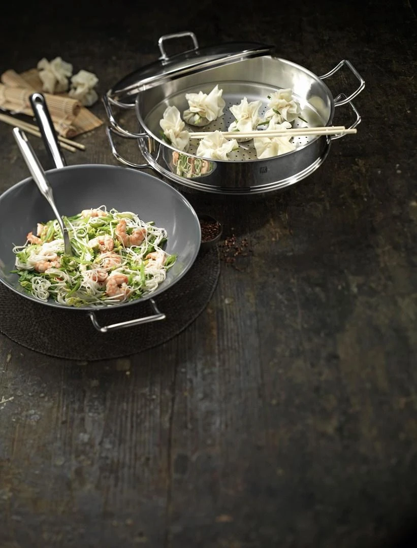 Wok keptuvė su dangčiu Zwilling Plus 40992-032-0 32 cm