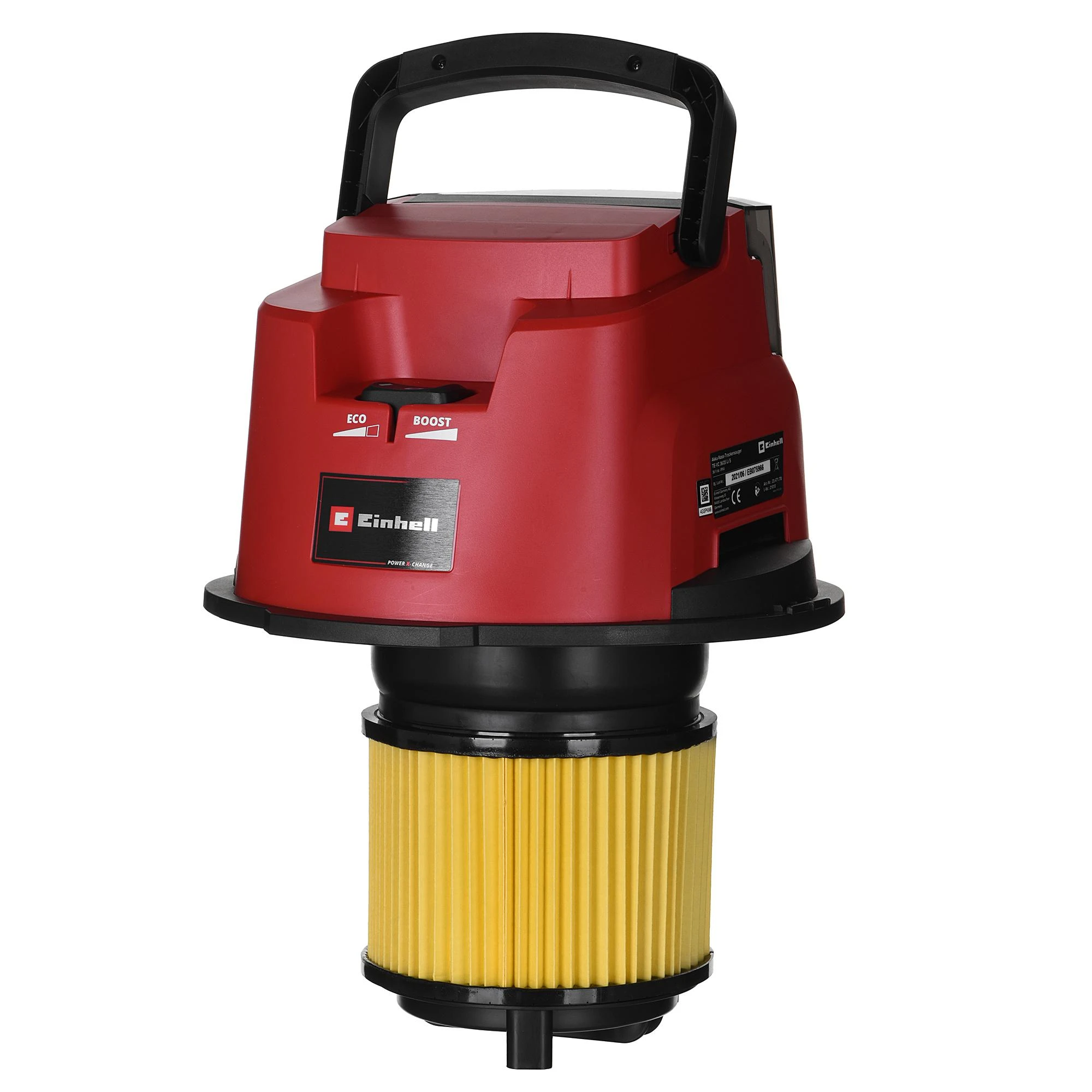 Einhell EINlight TE-VC 36/25 Li S-Solo (2x 18Volt), Nass-/Trockensauger - red/edelstahl, without Akku und Ladegert