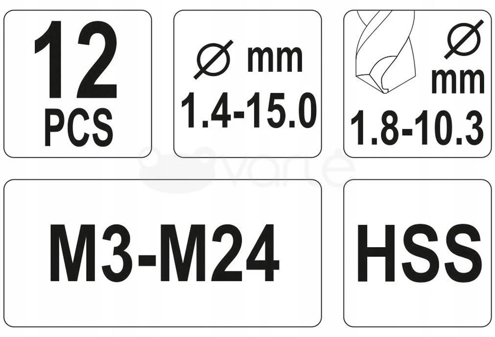 Grąžtas YATO varžtų išsukikliai 0591