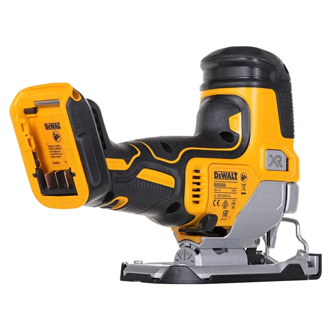 Akumuliatorinis siaurapjūklis DeWalt DCS335N-XJ (be akumuliatoriaus ir įkroviklio)