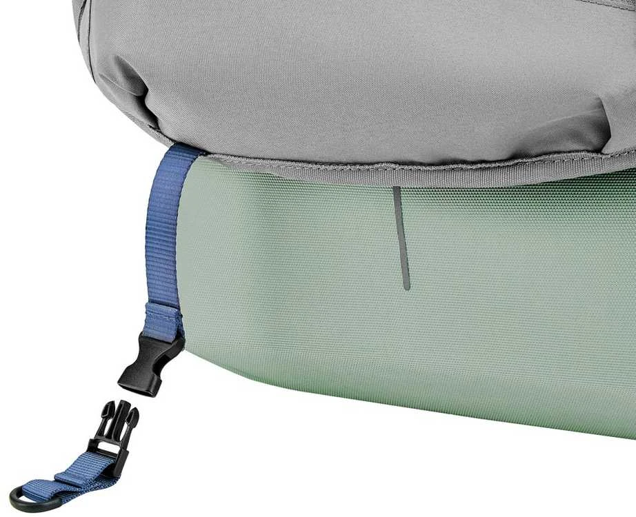 XD DESIGN Kuprinė Bobby Soft, nuo vagysčių sauganti kuprinė, Šviesiai žalios spalvos