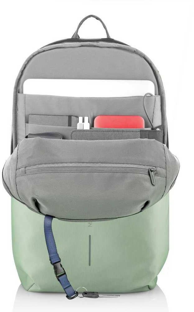XD DESIGN Kuprinė Bobby Soft, nuo vagysčių sauganti kuprinė, Šviesiai žalios spalvos