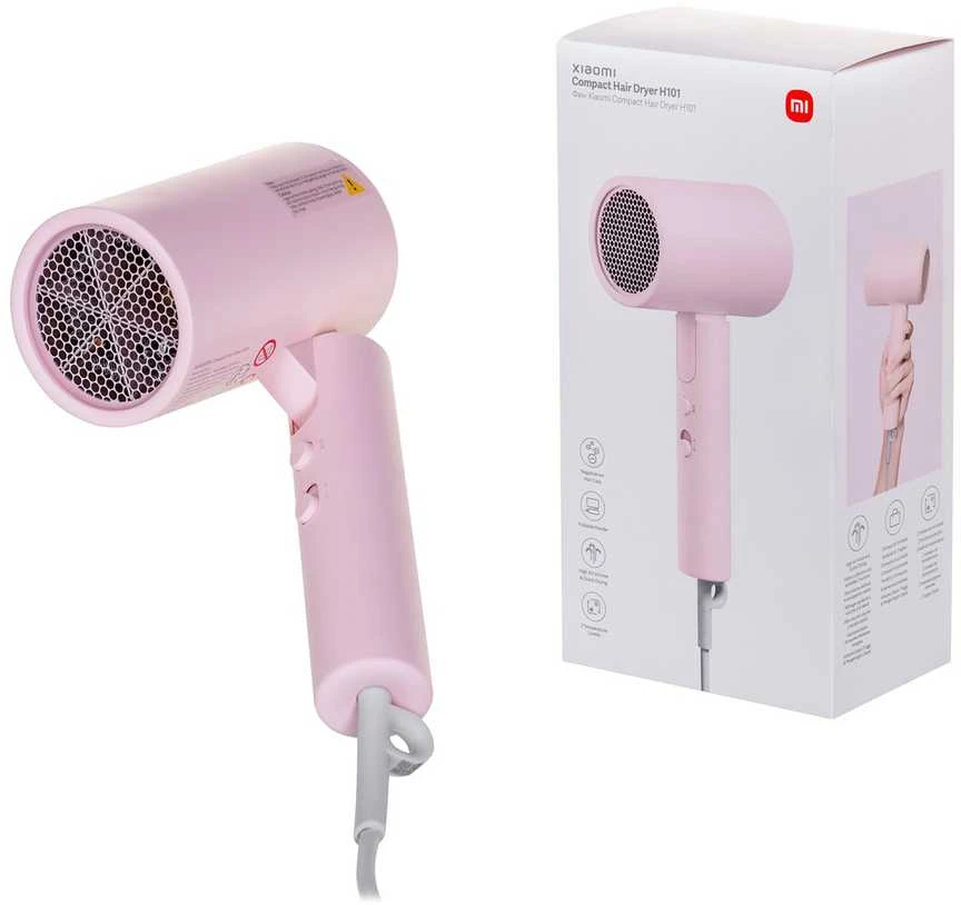 Plaukų džiovintuvas Xiaomi Compact Hair Dryer H101 | rožinis