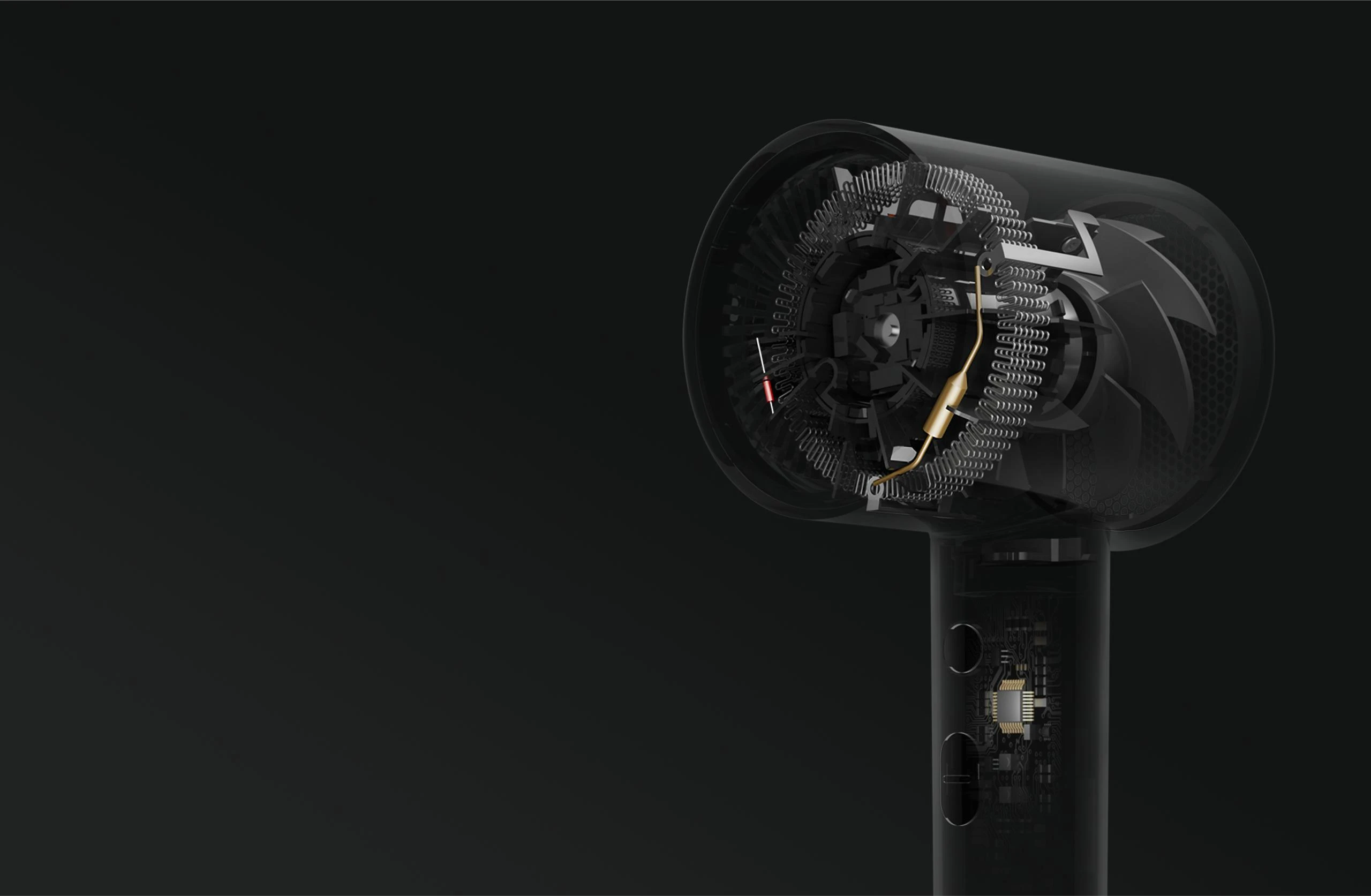 Xiaomi Mi Ionic Plaukų džiovintuvas H300 1600 W, Baltas