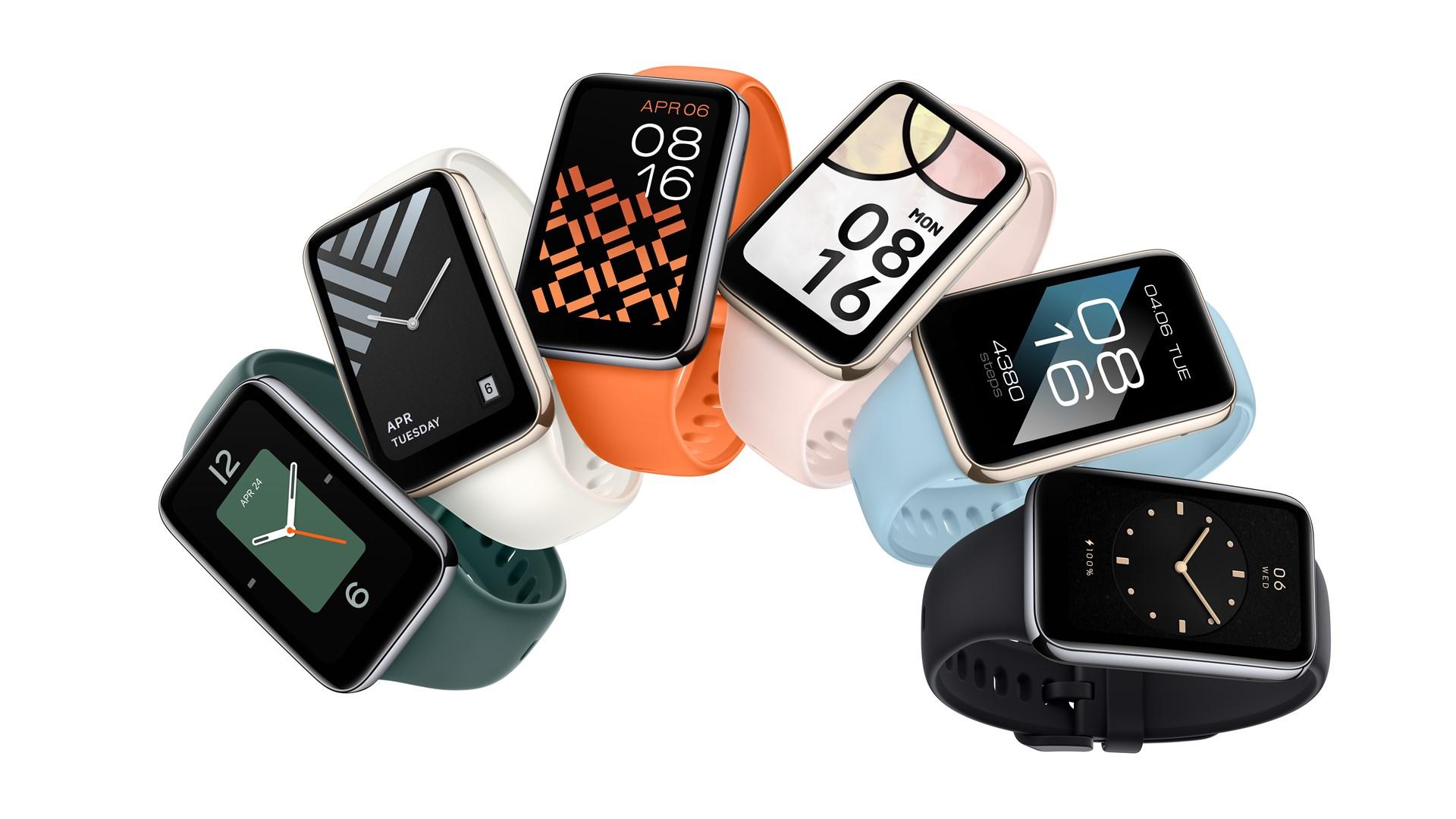 Išmanioji apyrankė Xiaomi Smart Band 7 Pro, Šviesiai auksinės spalvos korpusas ir dramblio kaulo spalvos apyrankė