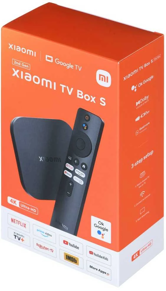 Xiaomi TV Box S (2 kartos) Vaizdo grotuvas, modelis - PFJ4151EU