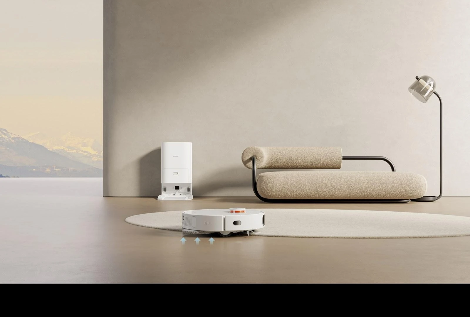 Dulkių siurblys - robotas Xiaomi X10 + su automatine dulkių išsiurbimo stotele, Baltas