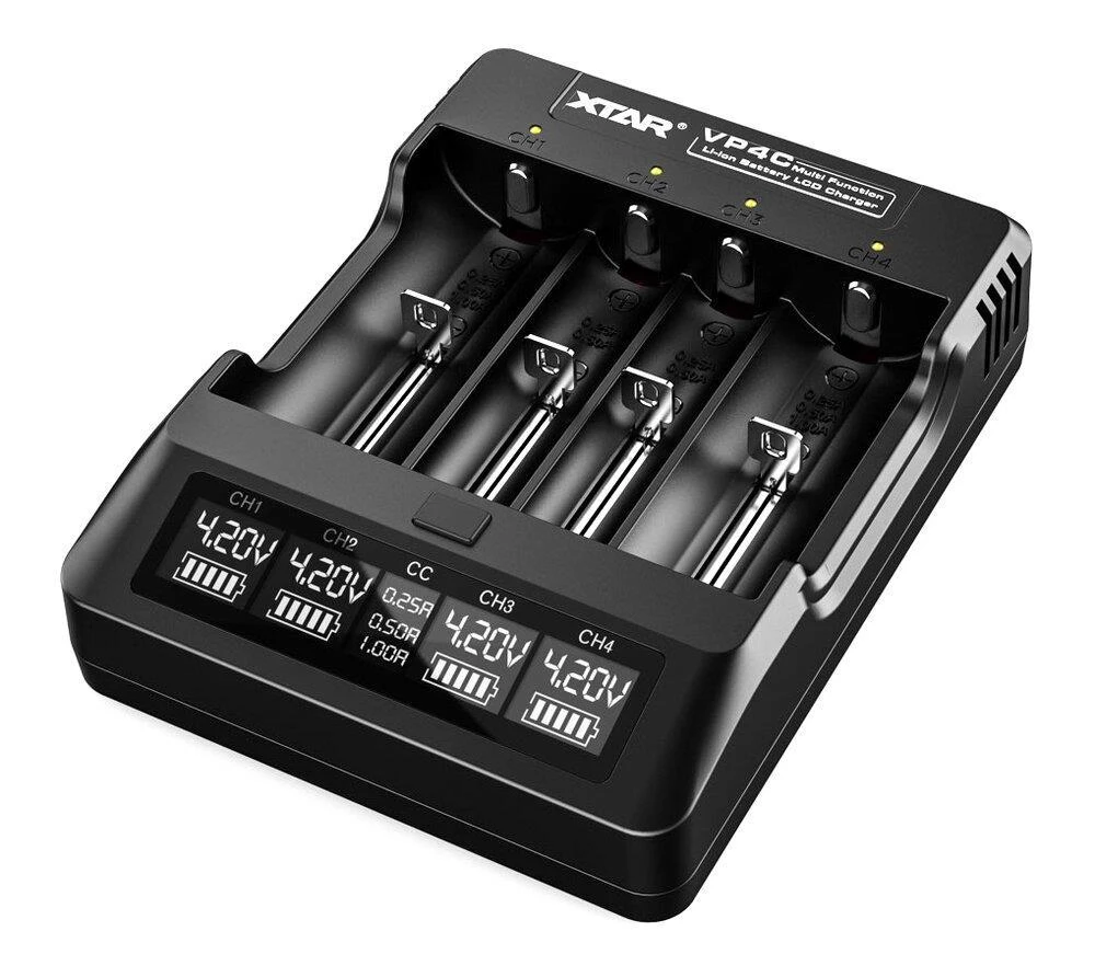 Oem Akumuliatorių kroviklis Li-Ion 18650 XTAR VP4