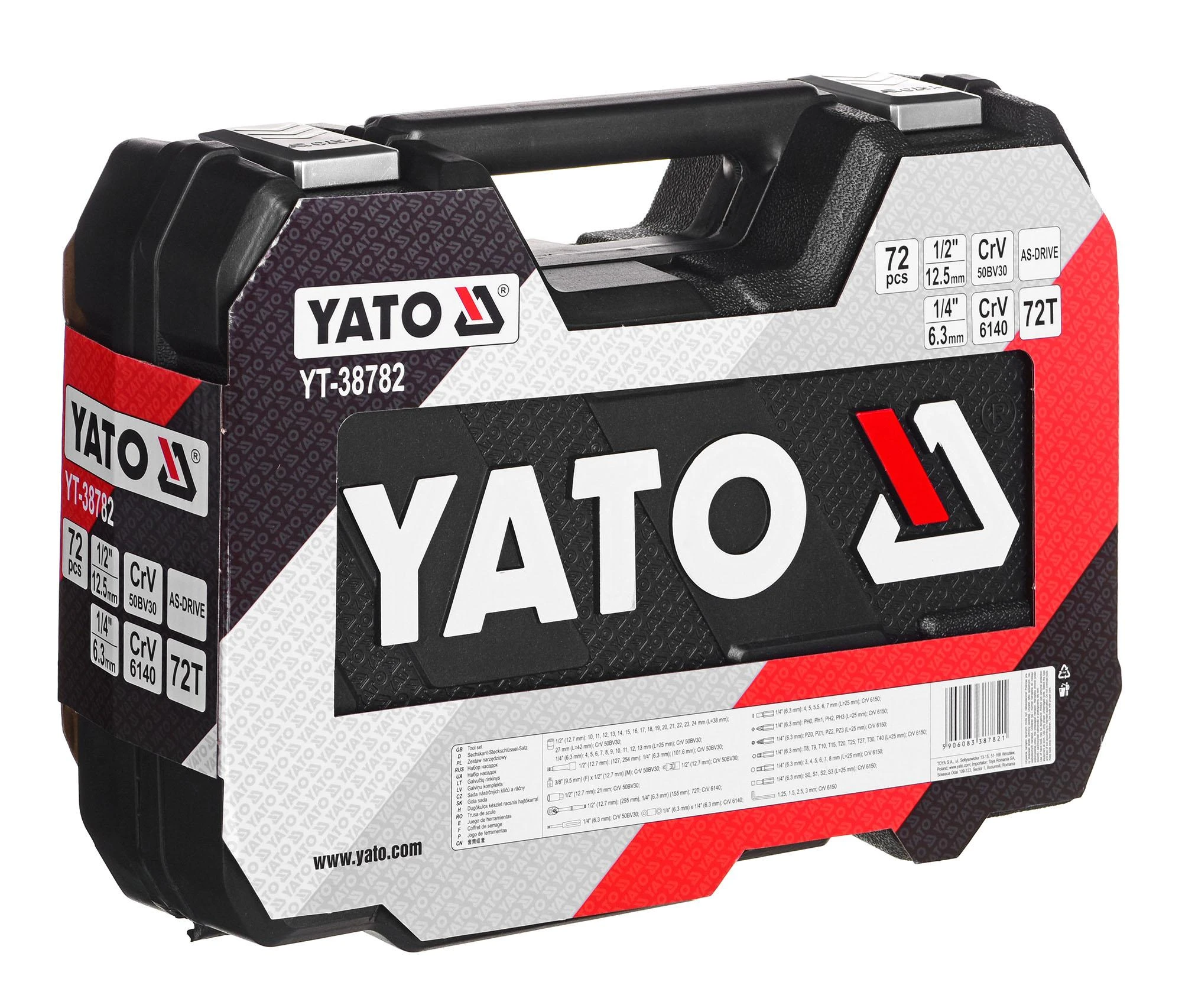 Oem Įrankių rinkinys Yato YT-38782 - 72 vnt