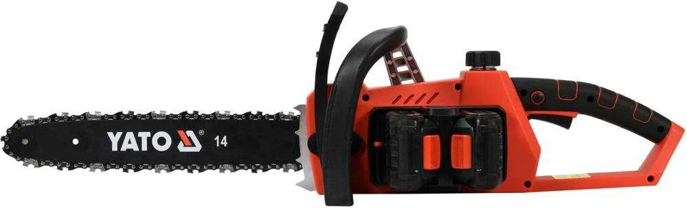 Grandininis pjūklas Yato YT-82813; 2x18 V; 34,5 cm juosta; (be akumuliatoriaus ir pakrovėjo)