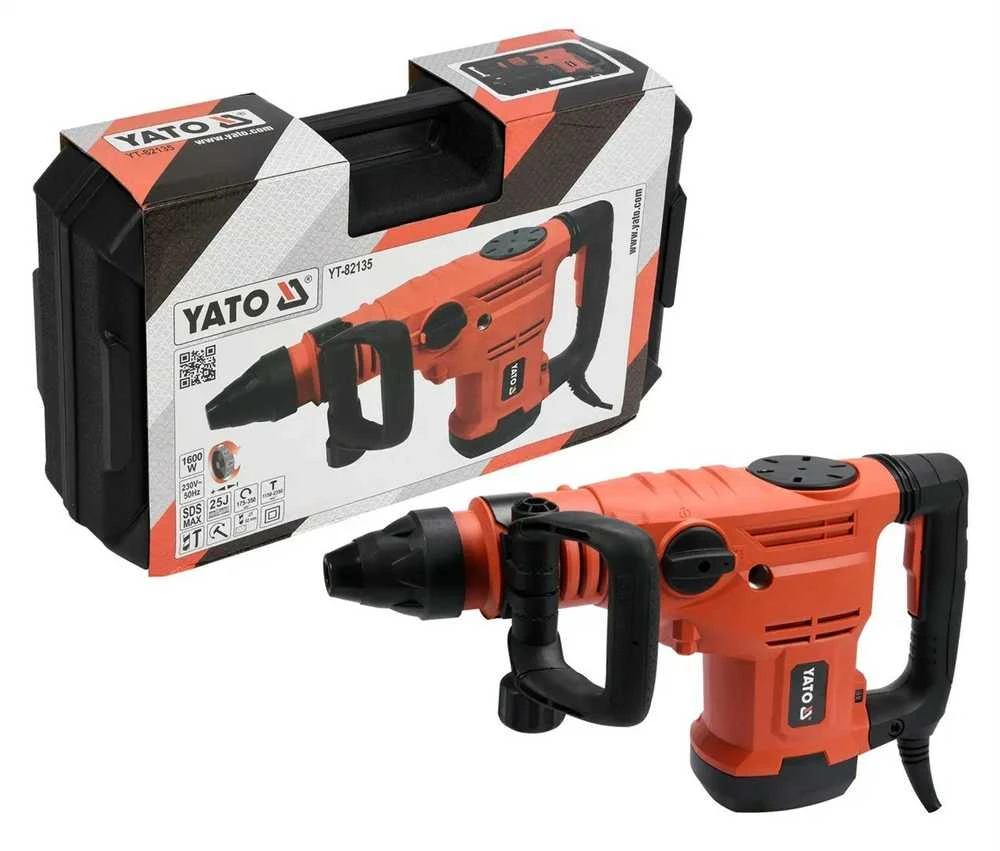 YATO SDS-MAX GRĘŽIMO IR VERTINIMO PLAKTUKAS 1600W 25J 12kg YT-82135