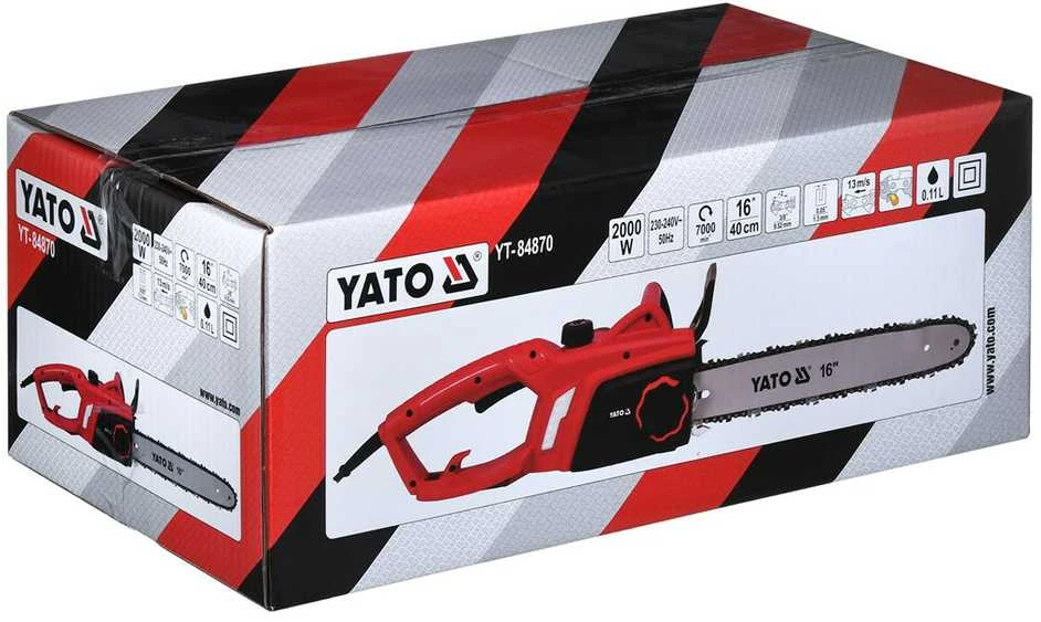 Elektrinis grandininis pjūklas Yato YT-84870, 40cm, 2000W