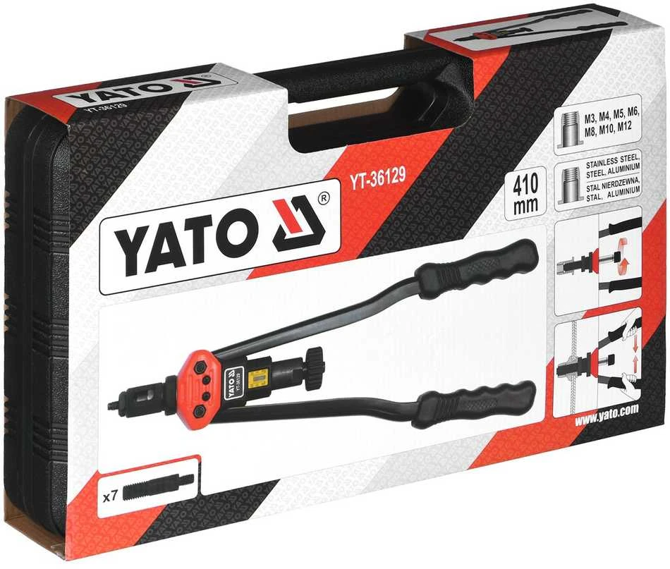 YATO Kniedinių veržlių mašina M3-12 36129