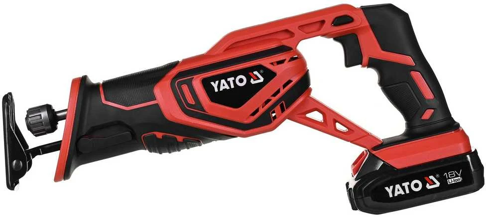 Tiesinis pjūklas/siaurapjūklis Yato YT-82814; 18 V; 2,0 Ah akum.