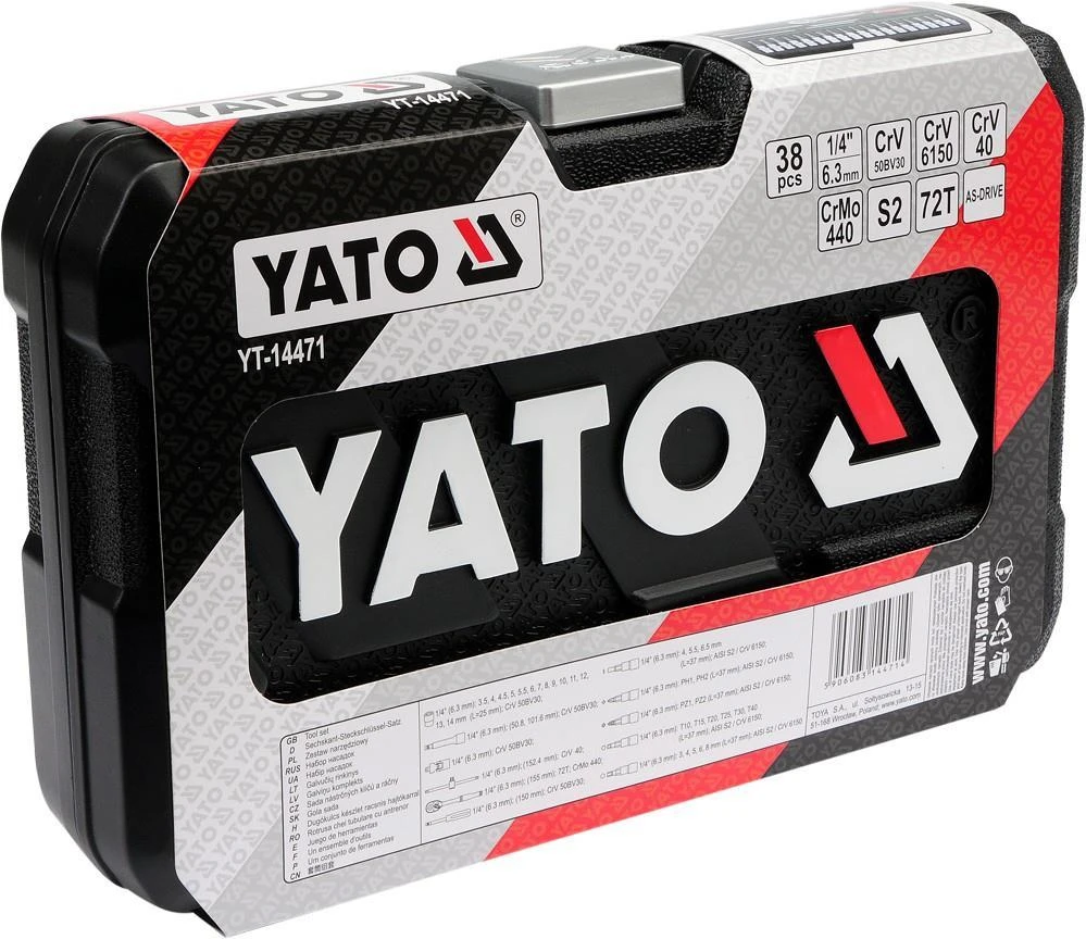 Įrankių rinkinys Yato YT-14471 - 38 elementai