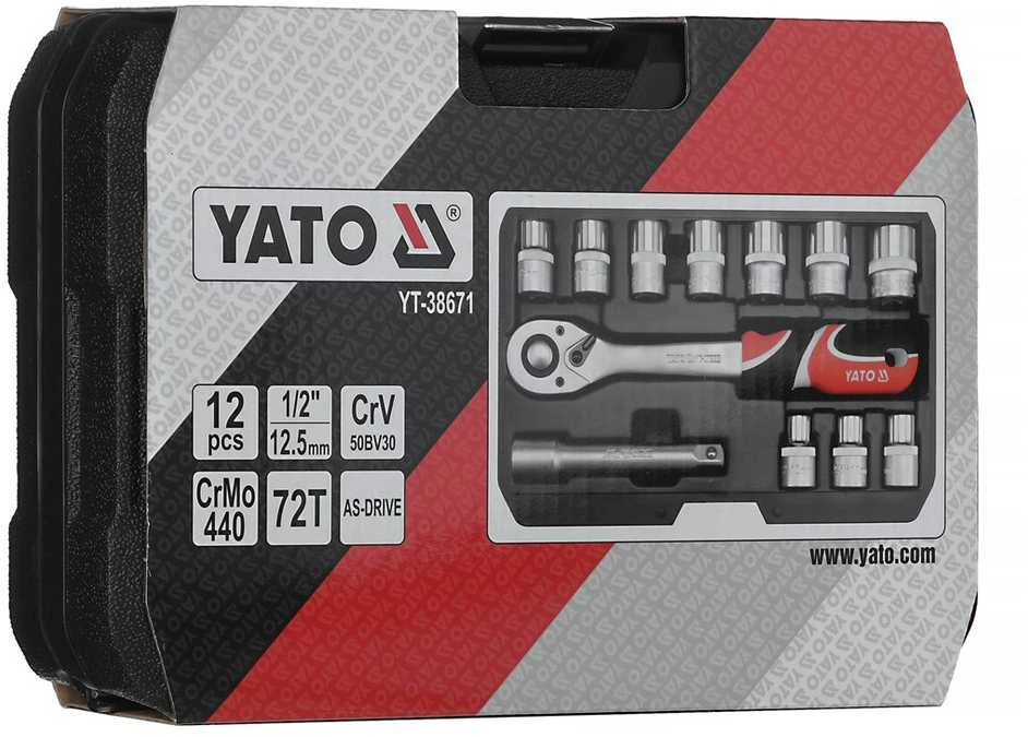 YATO Rinkinys KEY 12 vnt. 1/2" XS 38671