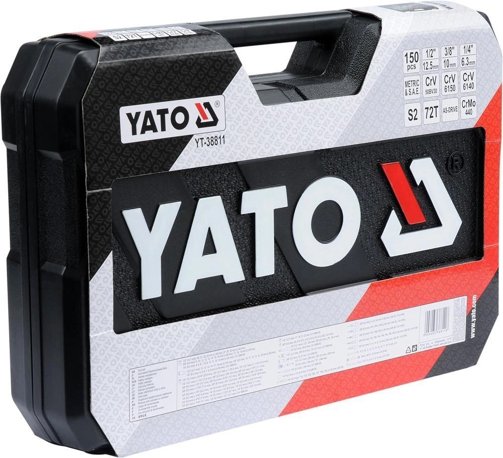 Įrankių komplektas Yato YT-38811; 150 vnt.