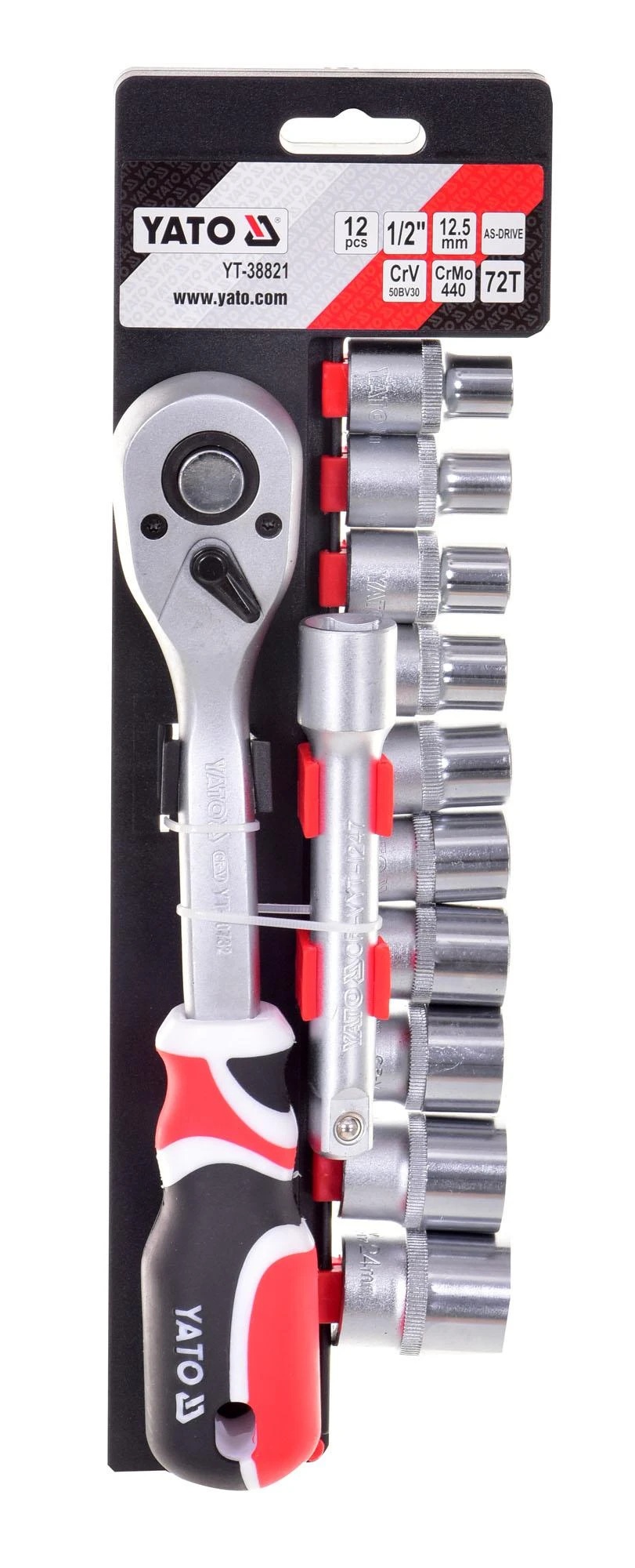 Toya Sa Poland YATO Rinkinys KLUCZY 1/2" 12 vnt. 38821