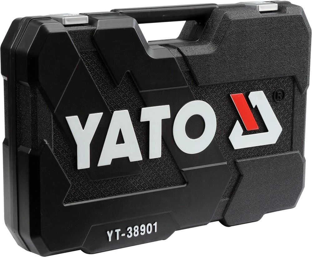 YATO rankinių įrankių rinkinys YT-38901, 1/4" 1/2", 122 vnt.