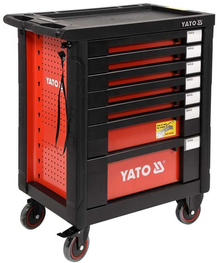 YATO YT-55290 Profesionali įrankių spintelė su 211 įrankių ir 7 stalčiais