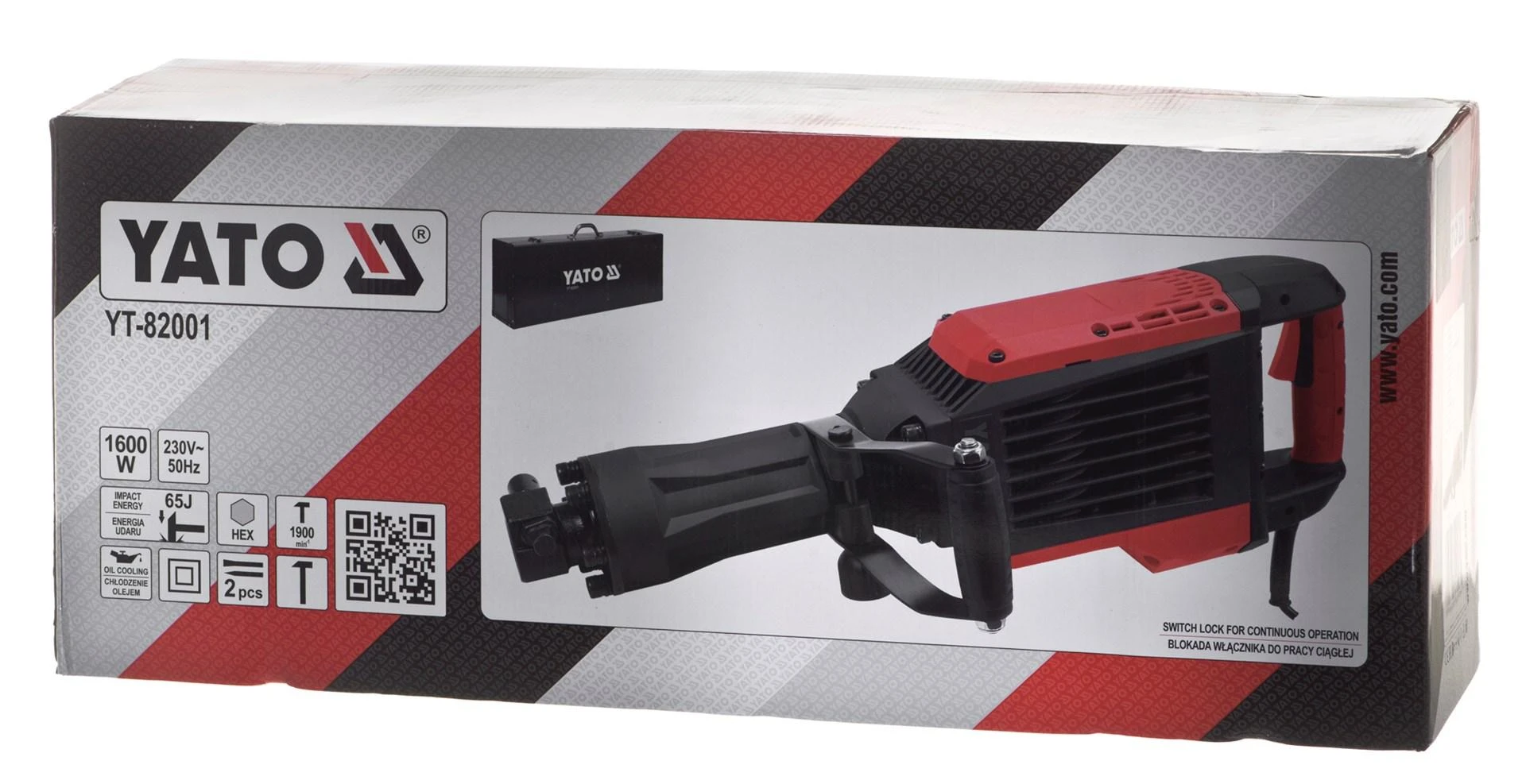 Yato profesionalus griovimo plaktukas YT-82001 1600 W