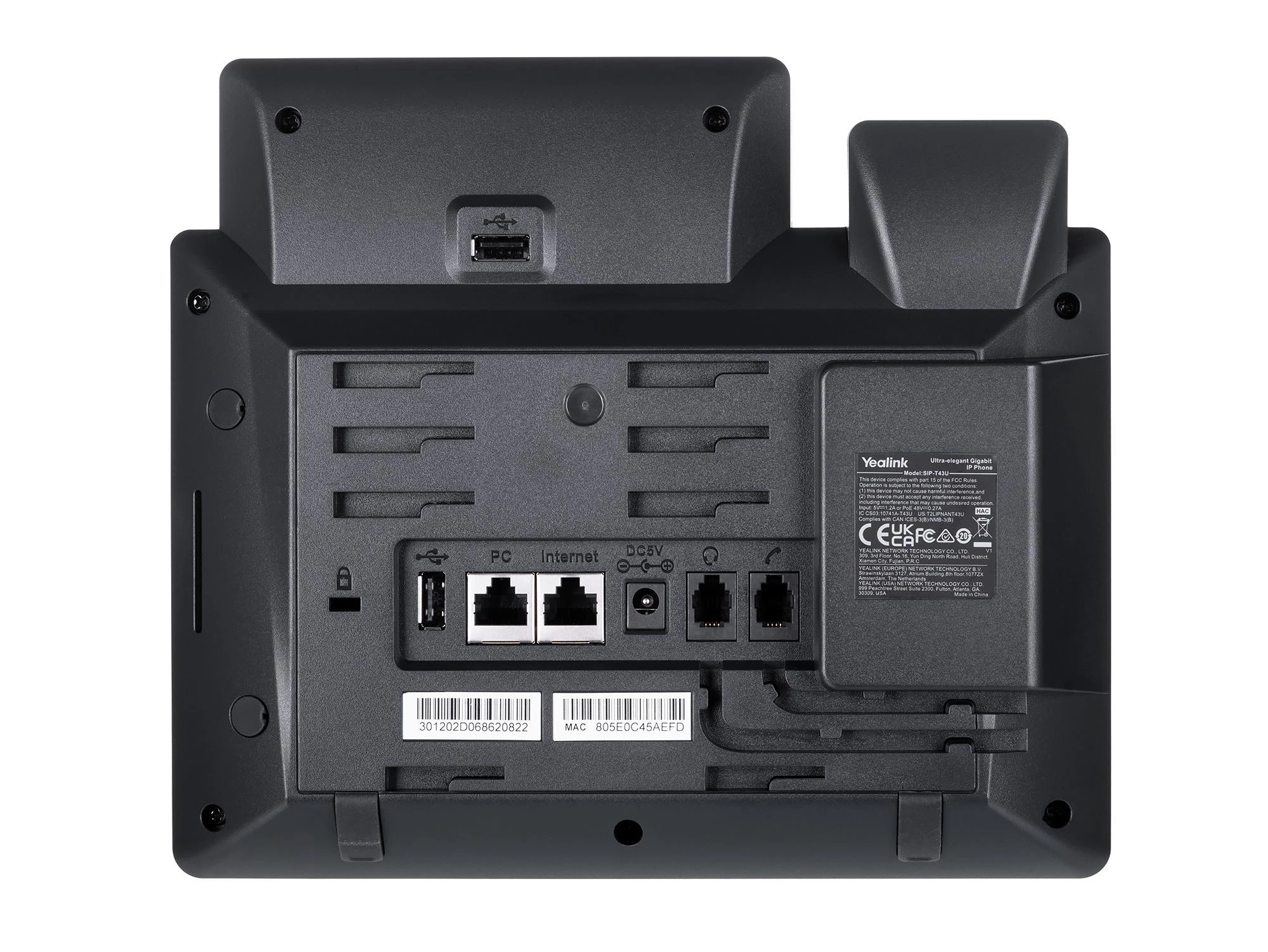 YEALINK SIP-T43U – VOIP TELEFONAS BE MAITINIMO