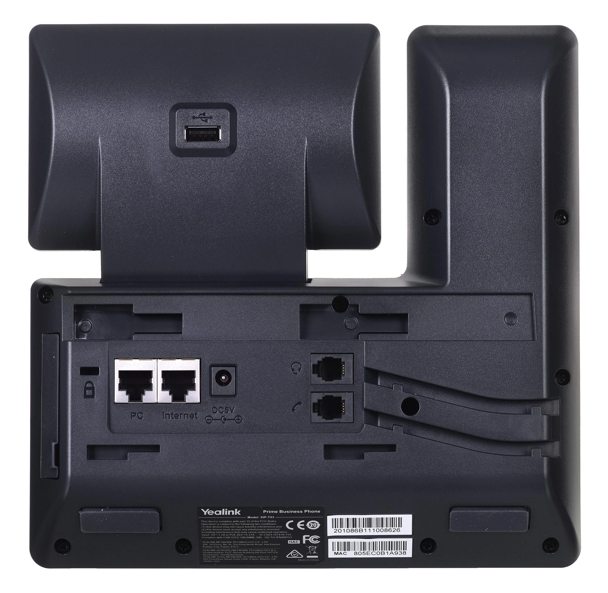 Yealink SIP-T53 IP telefonas Pilka 8 linijos LCD