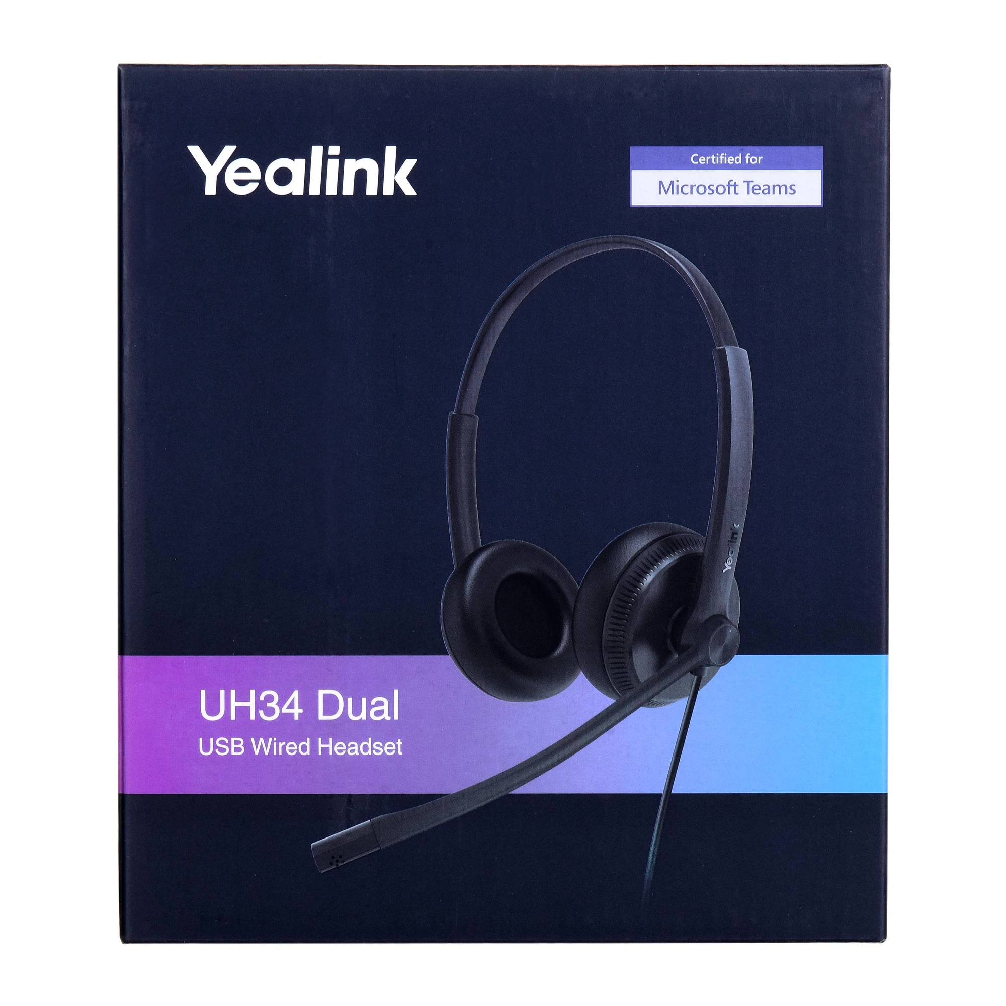 Yealink UH34 Dual Microsoft Teams USB-Ausinės