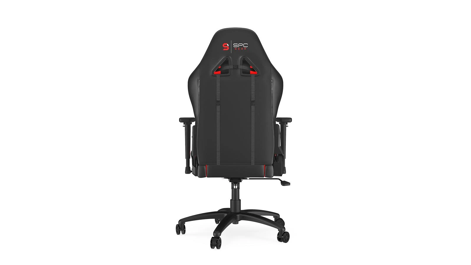 Žaidimų kėdė SPC Gear SR400 RD Gaming Chair, Juoda-raudona