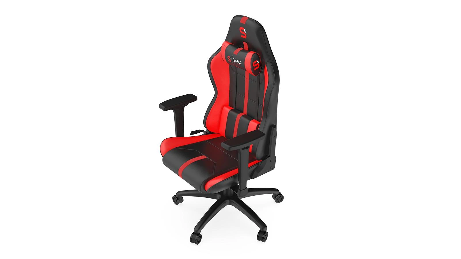 Žaidimų kėdė SPC Gear SR400 RD Gaming Chair, Juoda-raudona