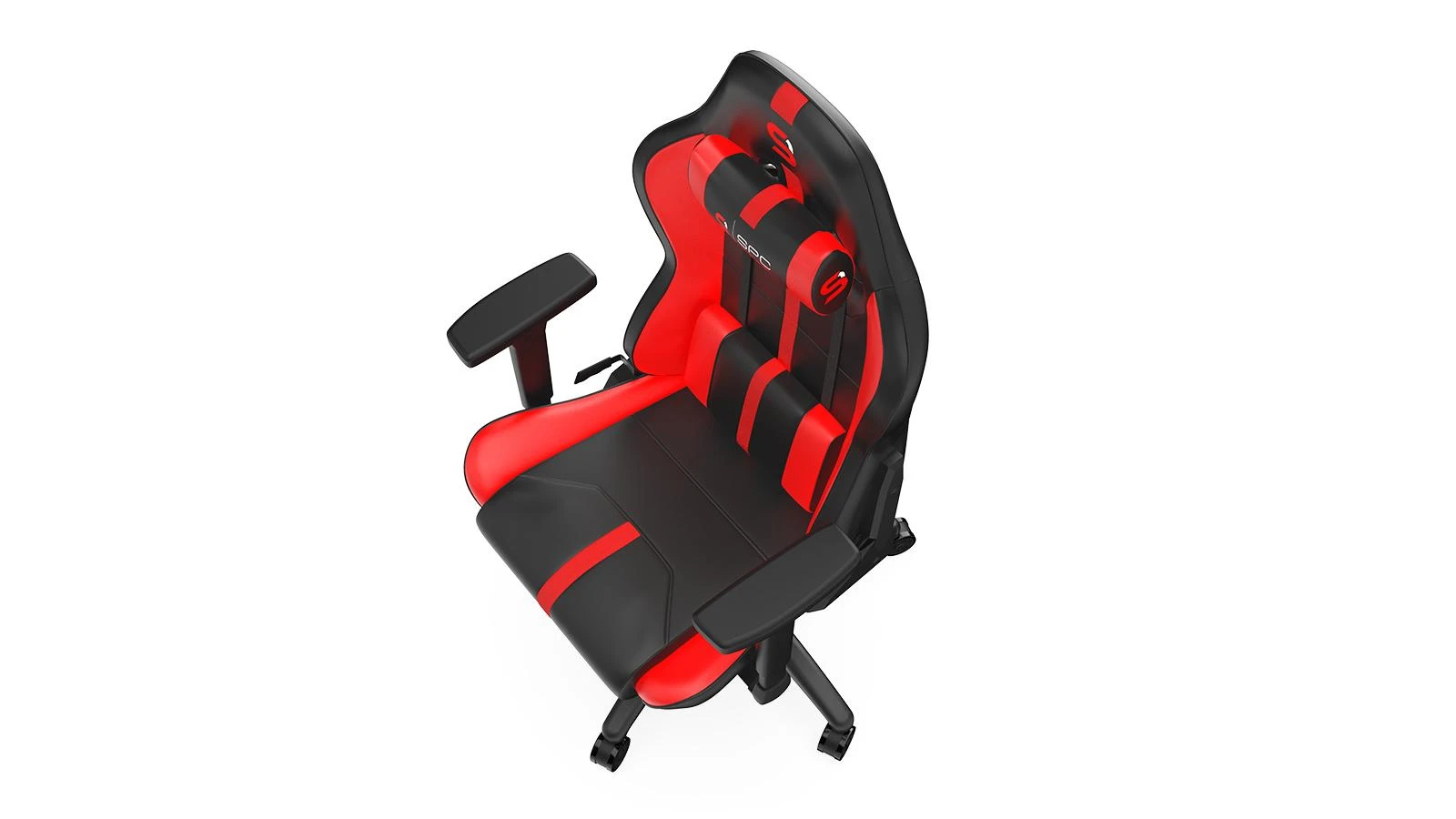 Žaidimų kėdė SPC Gear SR400 RD Gaming Chair, Juoda-raudona