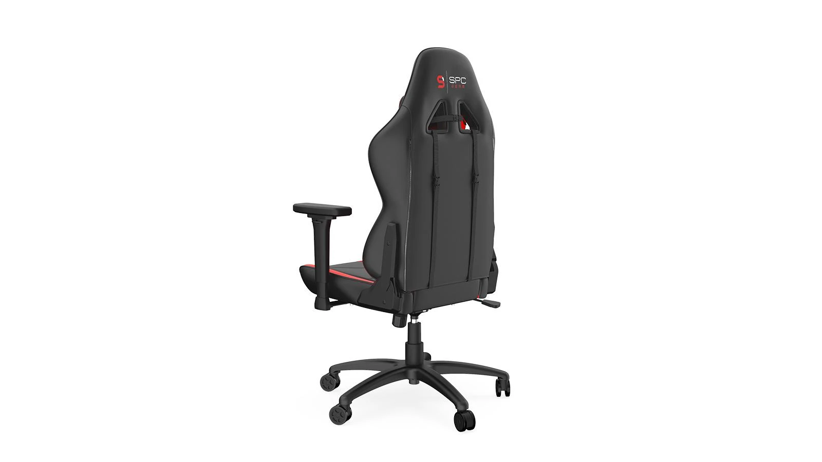 Žaidimų kėdė SPC Gear SR400 RD Gaming Chair, Juoda-raudona