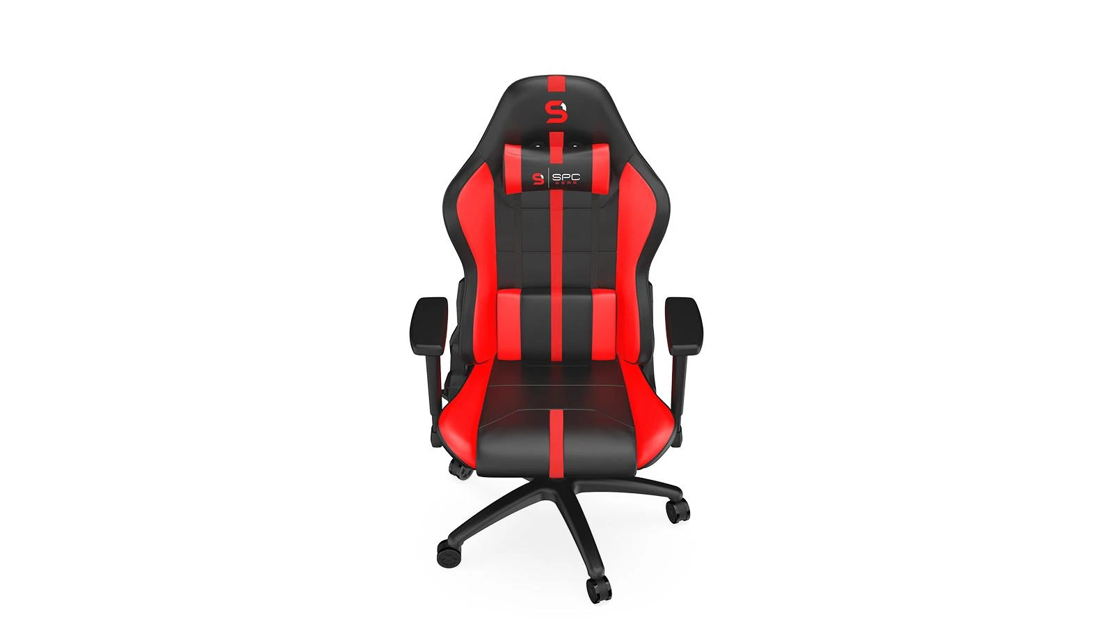 Žaidimų kėdė SPC Gear SR400 RD Gaming Chair, Juoda-raudona