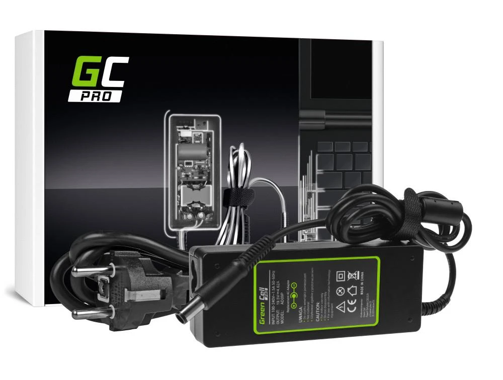 Green Cell Žalias Cell Žalias Cell PRO įkroviklio kintamosios srovės adapteris, skirtas Dell Inspiron 15 1525 3541 3541 Platuma 3350 3460 E4200 XPS 13 L321x L322x 19.5V 3.34A