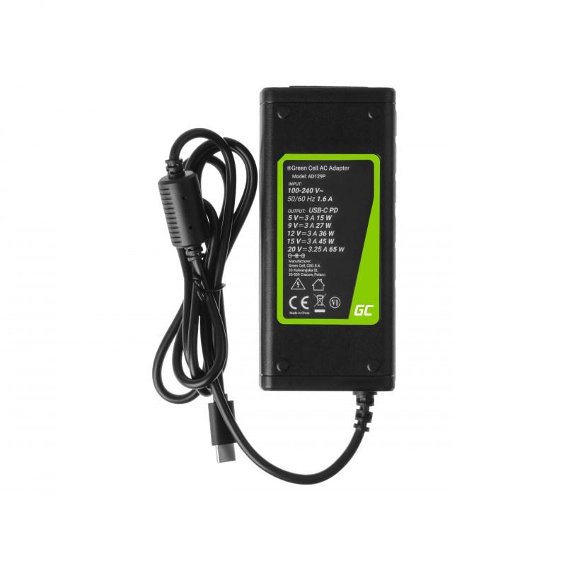 Green Cell Žalias Cell Žalias Cell PRO įkroviklis kintamosios srovės adapteris 20V 3.25A 65W skirtas Lenovo Yoga 4 Pro 700-14ISK 900-13ISK 900-13ISK2