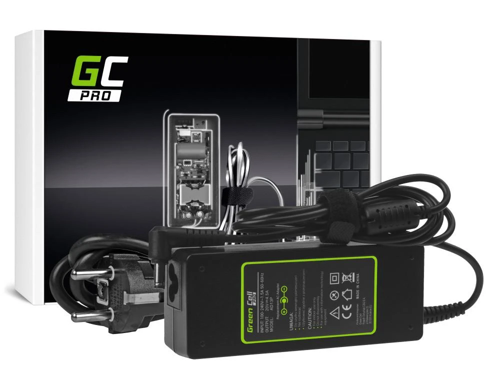 Lenovo GREENCELL AD13P Žalias Cell Pro įkroviklis / kintamosios srovės adapteris Fujitsu-Siemens 90W 20V 4.5A 5.5mm-2.5