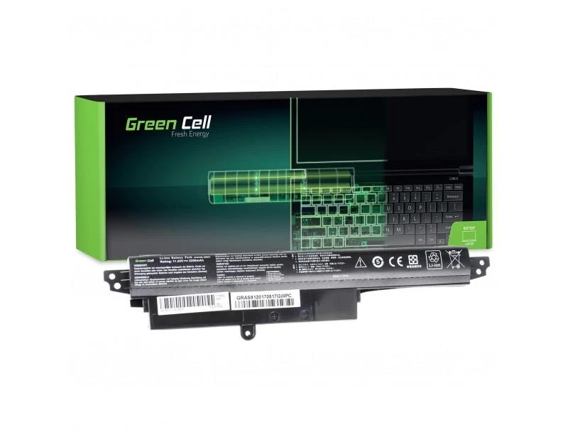 GREENCELL AS91 Baterija Žalias Cell A31N1302 for Asus X200 X200C X200CA X200L X200LA X200M X200MA