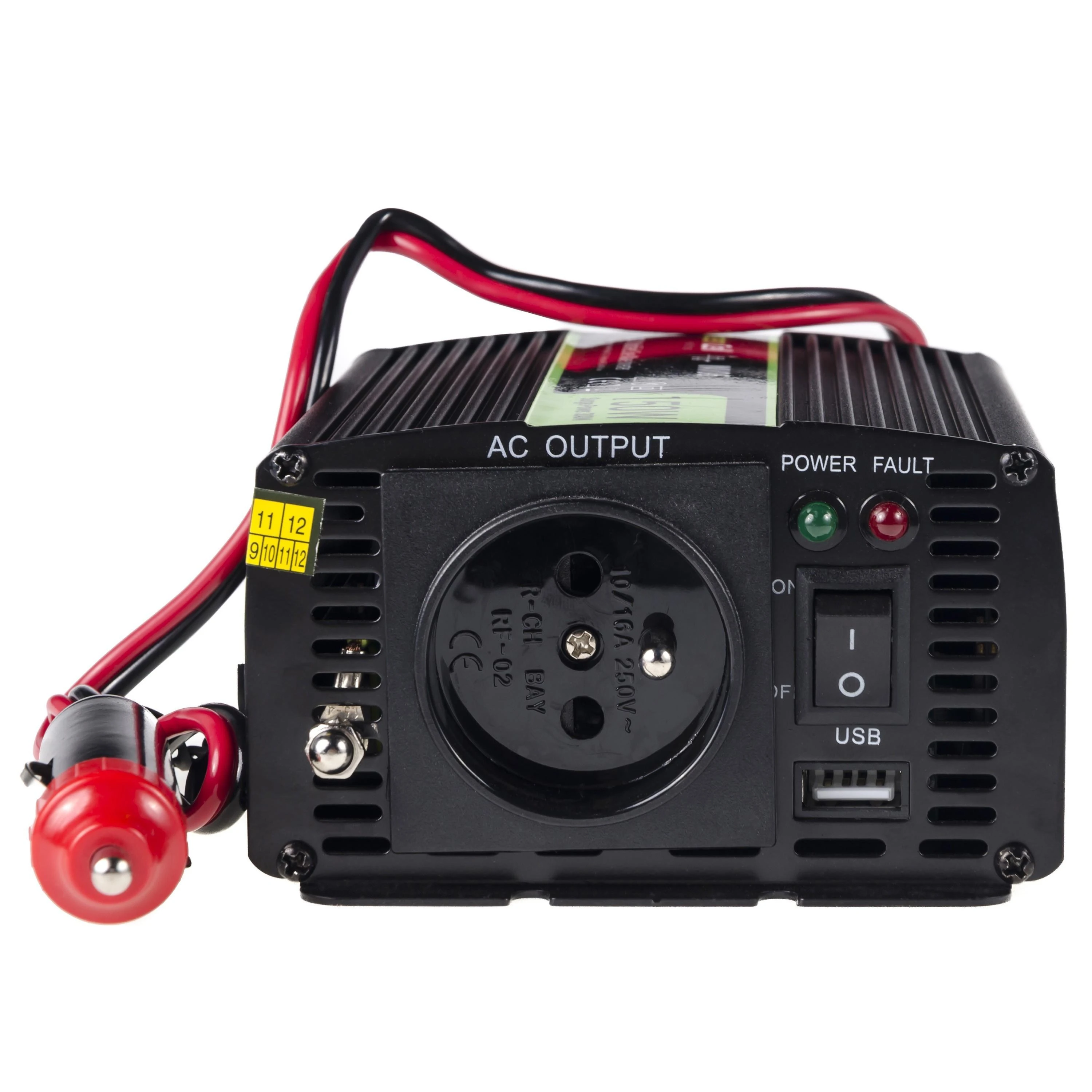 Green Cell invertorius 12V 150W su USB prievadu