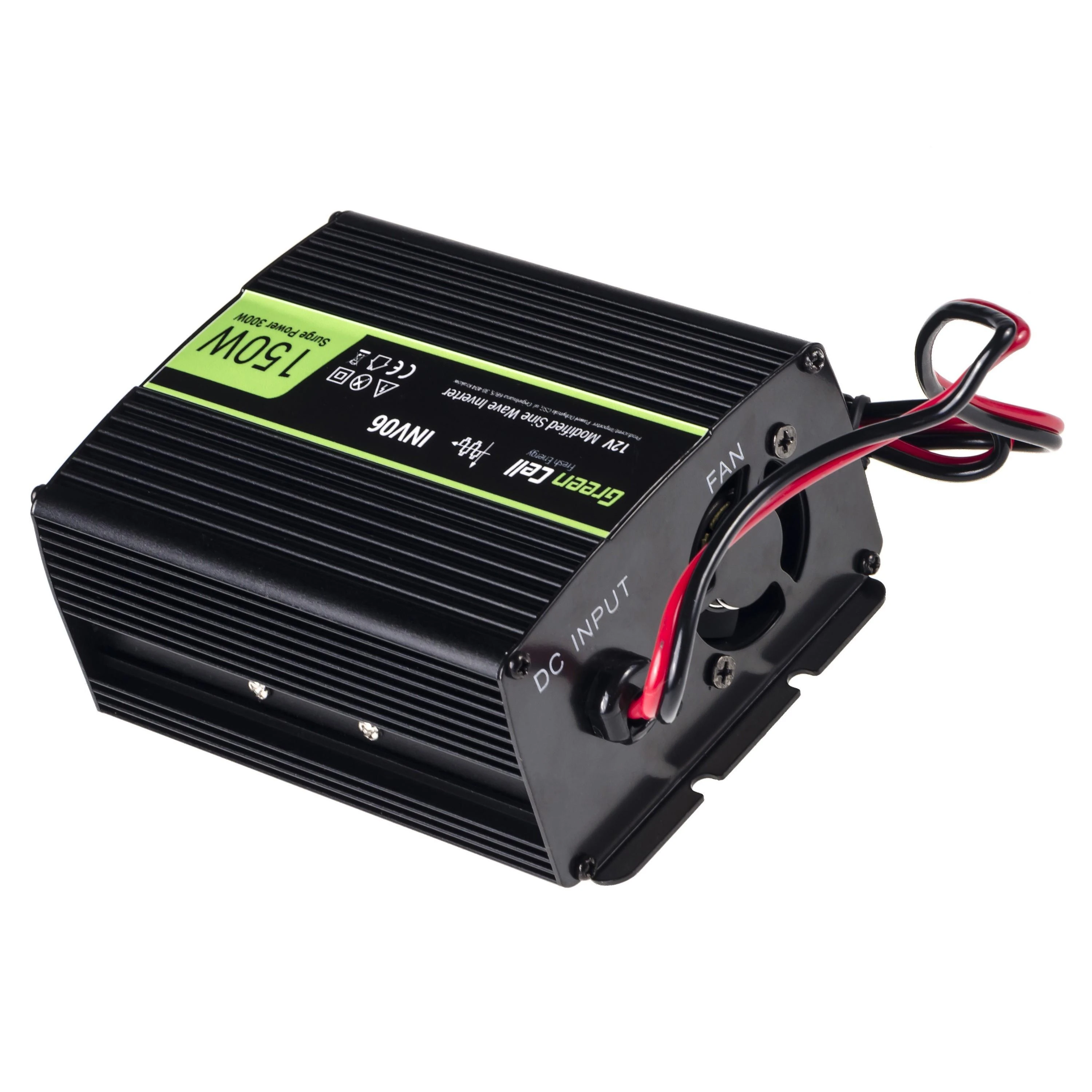 Green Cell Žalias Cell Inverteris 12V/230V 150W/300W modifikuota sinusinė išėjimo įtampa Žalias Cell