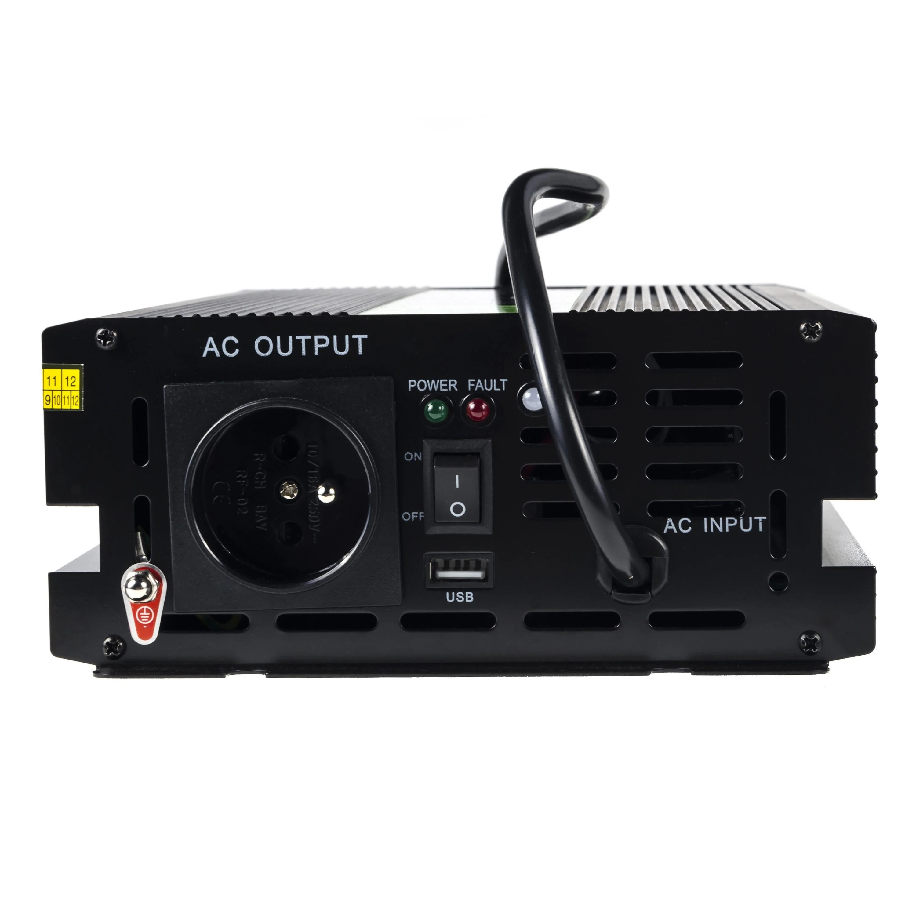 Green Cell Žalias Cell Inverteris 12V/230V 300W/600W sinusinė išėjimo įtampa Žalias Cell su UPS funkcija