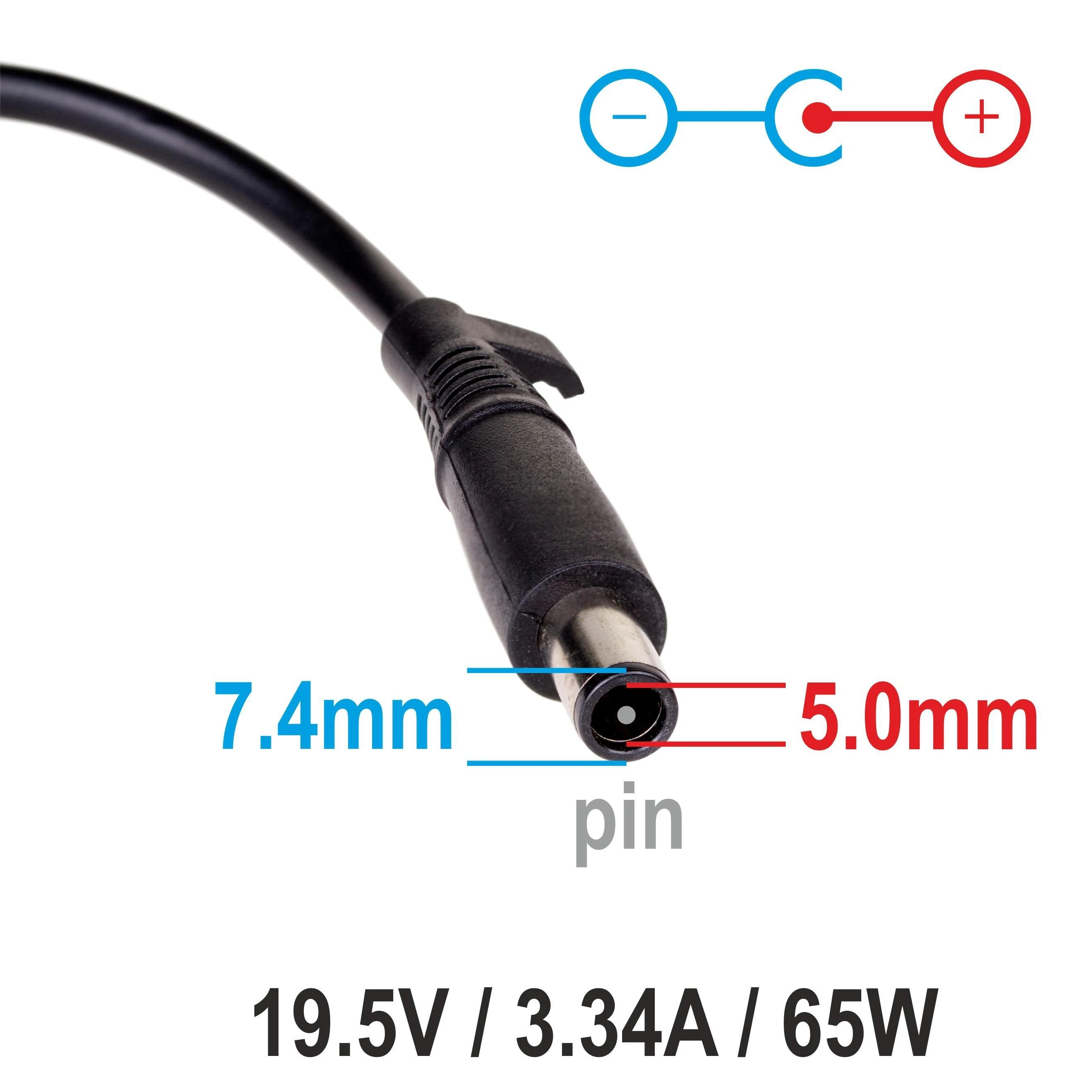 Nešiojamo Kompiuterio Pakrovėjas - Akyga AK-ND-33 65W 19.5V 3.34A Juodas